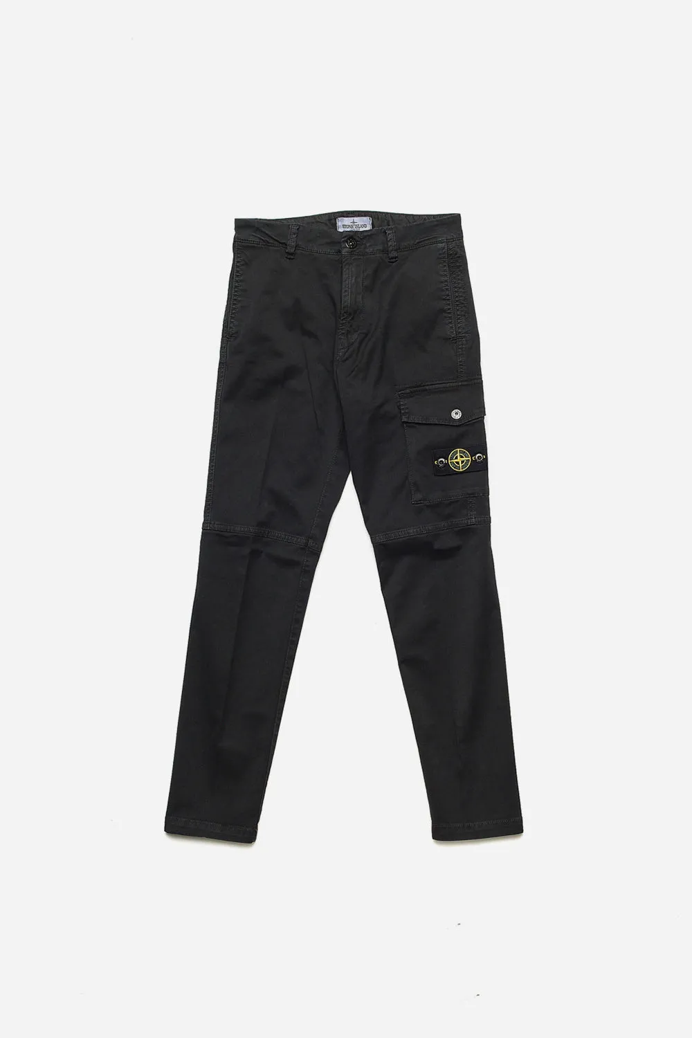 Stone Island Pantalone Tasconato Chinos Nero Bambino