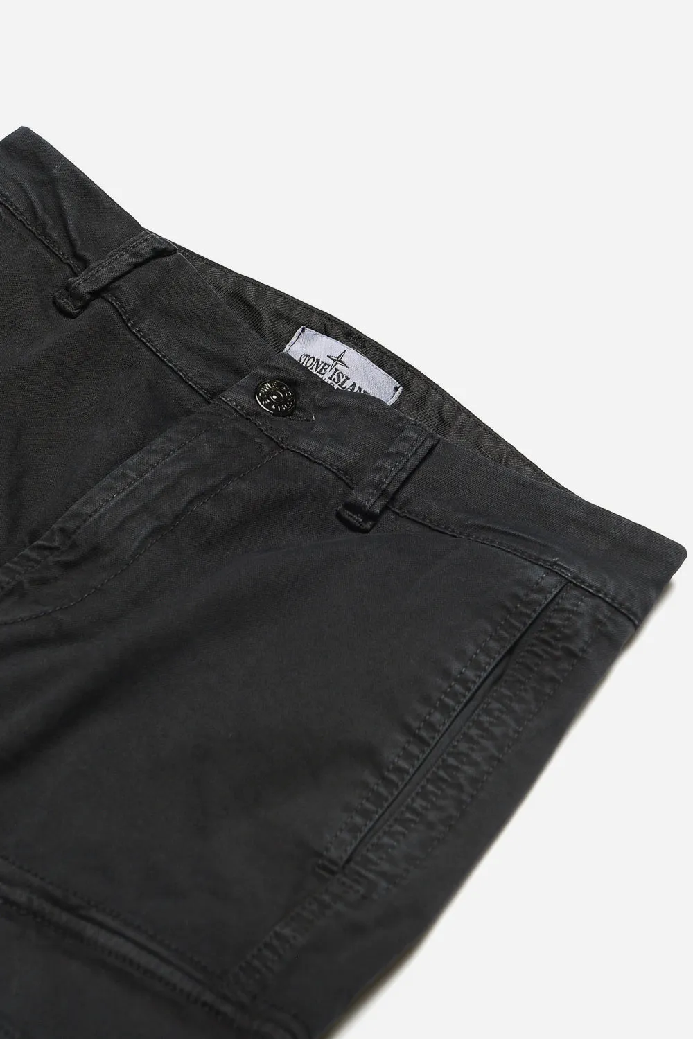 Stone Island Pantalone Tasconato Chinos Nero Bambino