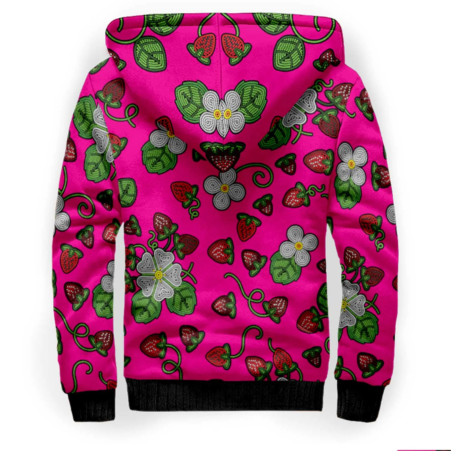 Strawberry Dreams Blush Sherpa Hoodie