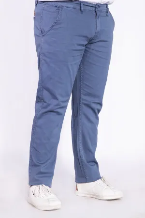 Stretchy Bike Blue Chinos (Plus Size) - W21 - MC0011P