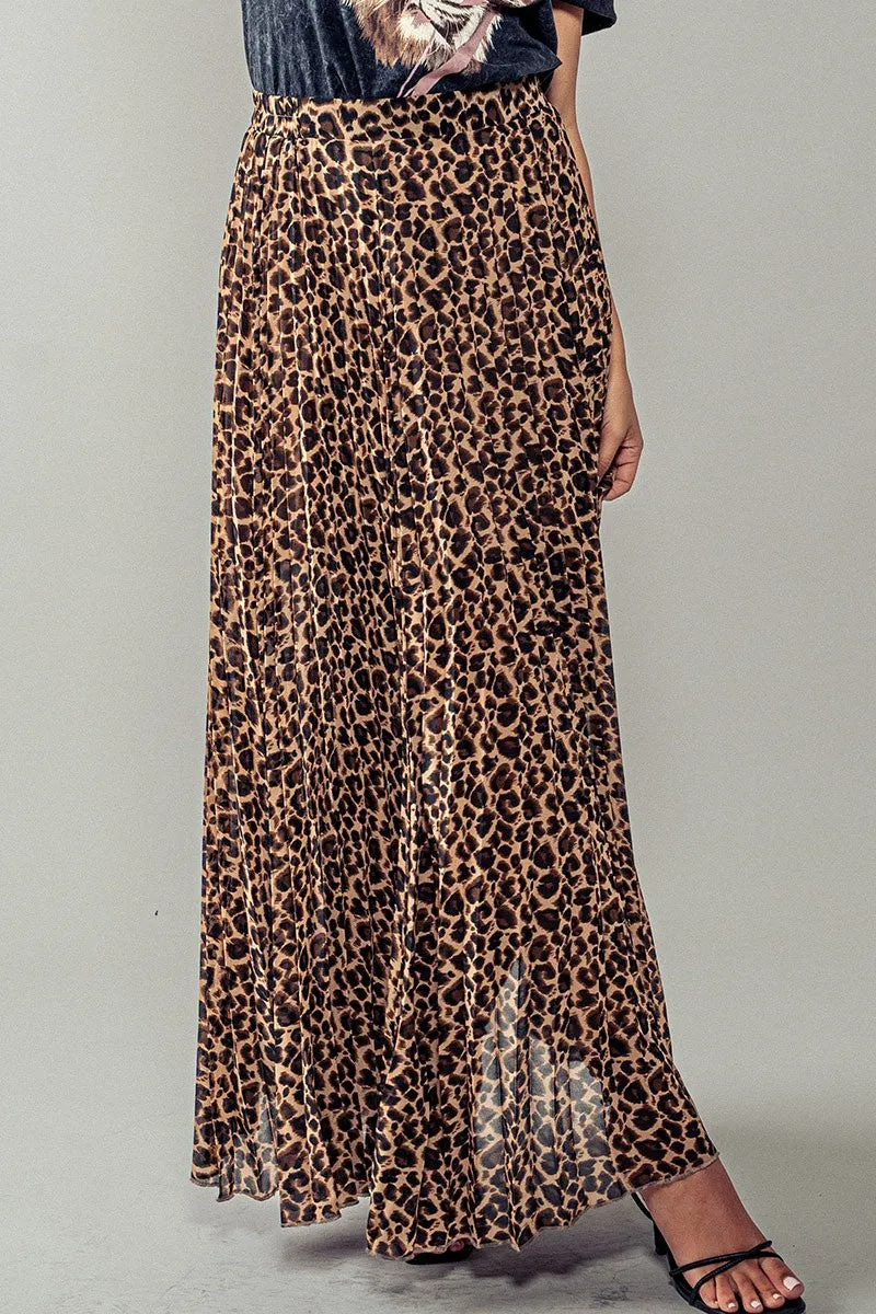 The Leopard Maxi Skirt