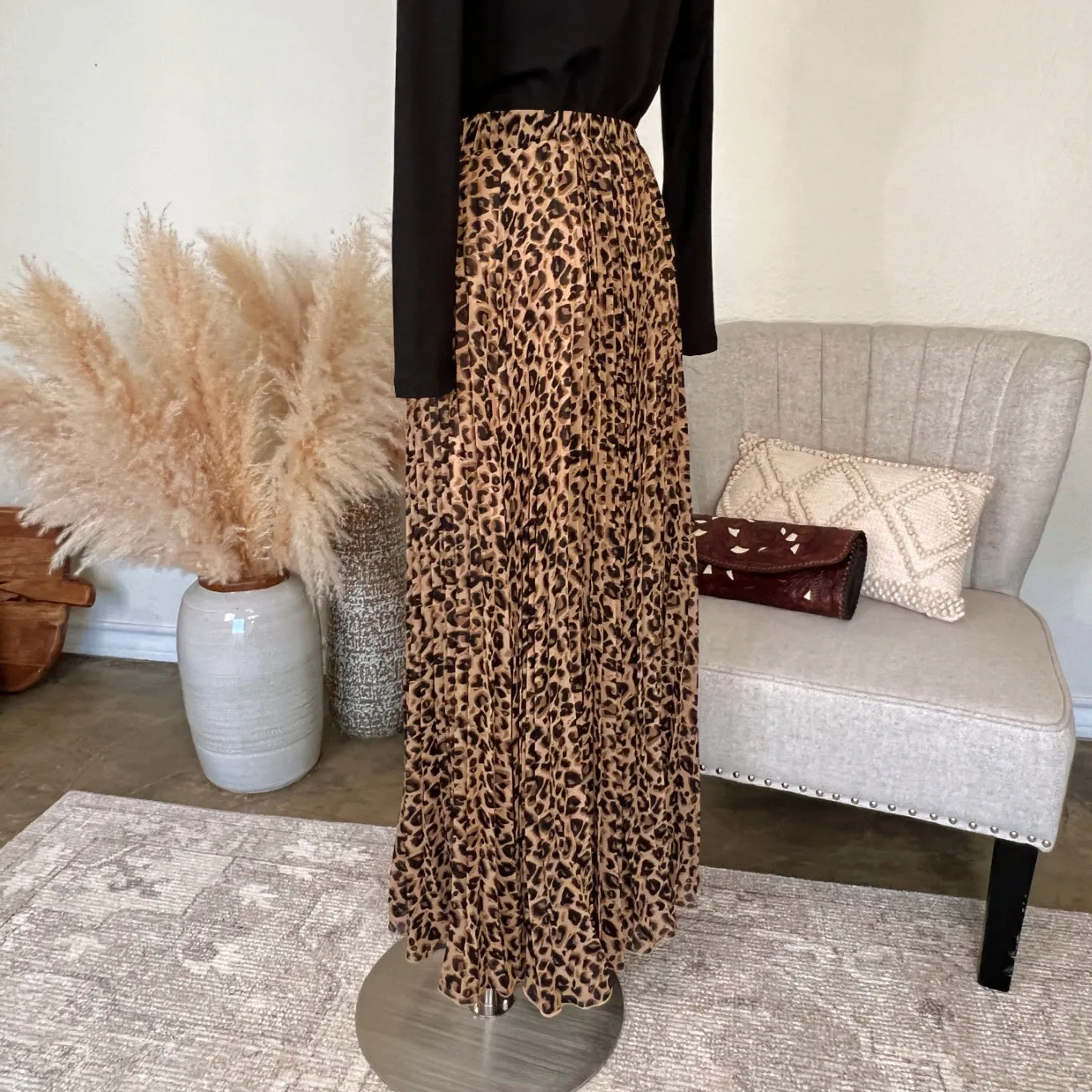 The Leopard Maxi Skirt