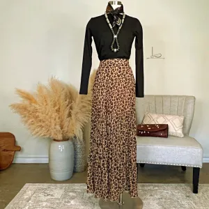 The Leopard Maxi Skirt