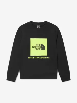 The North Face Boys Redbox Crew Sweatshirt in Black