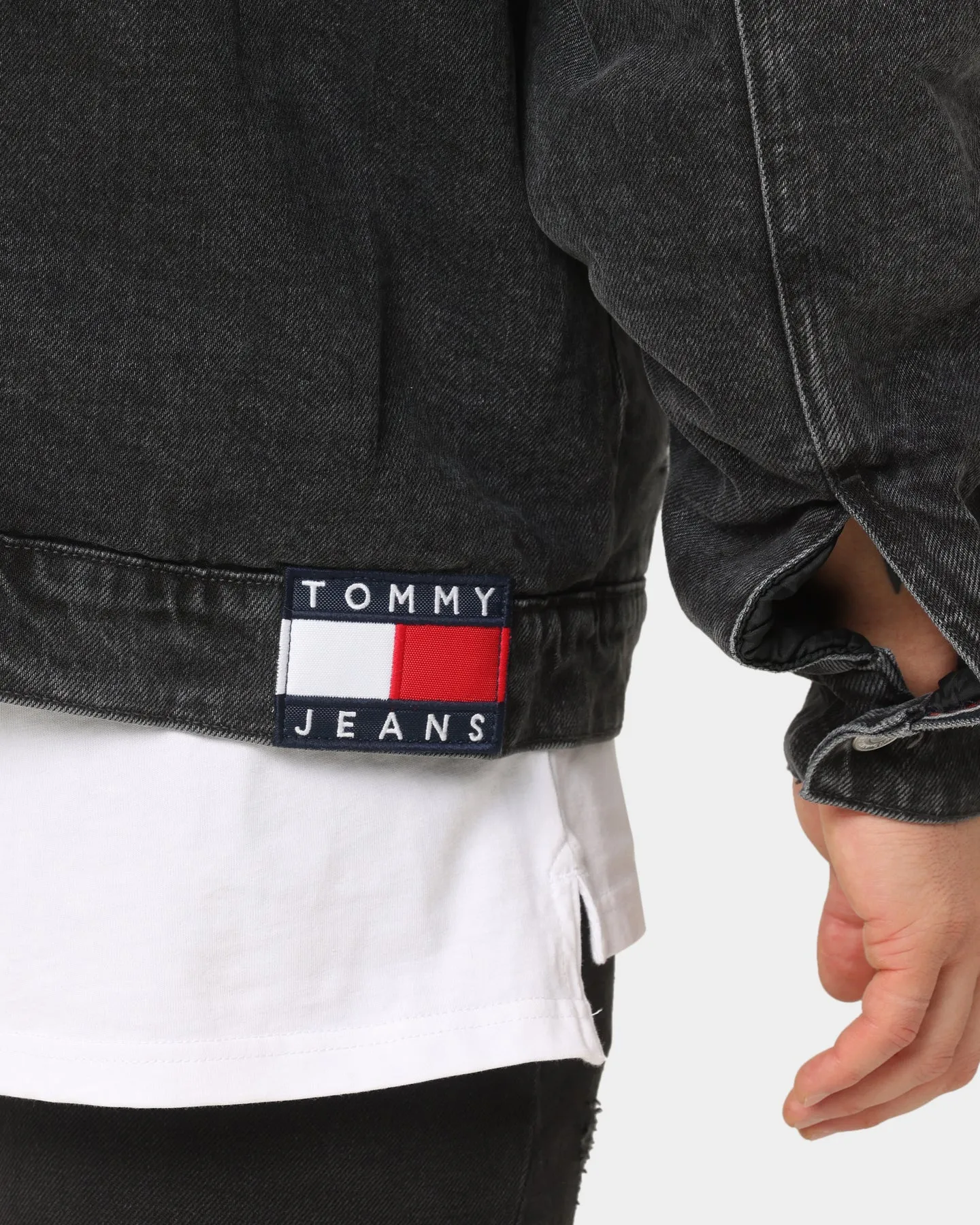 Tommy Jeans Oversized SherpaJacket Denim Black