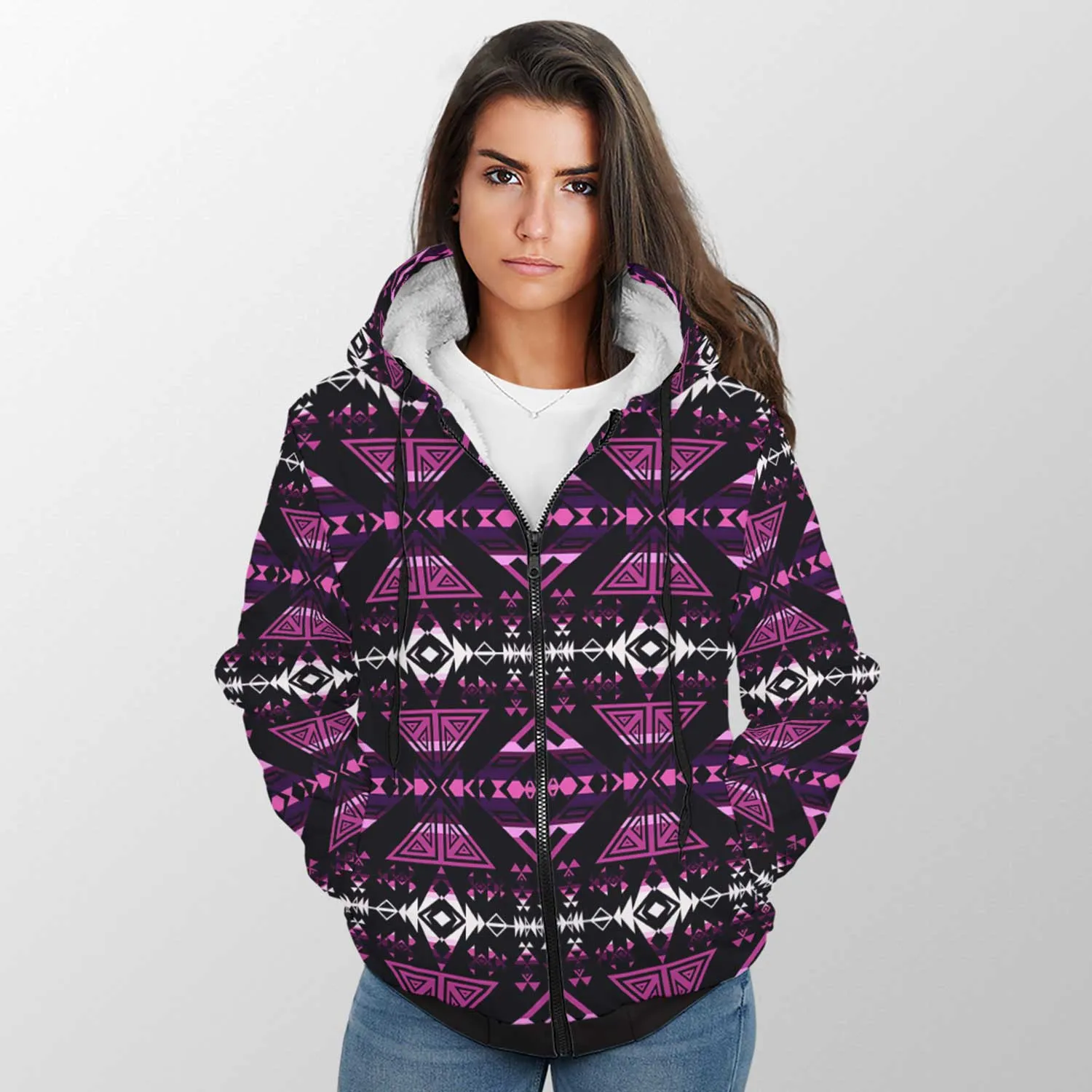 Upstream Expedition Moonlight Shadows Sherpa Hoodie