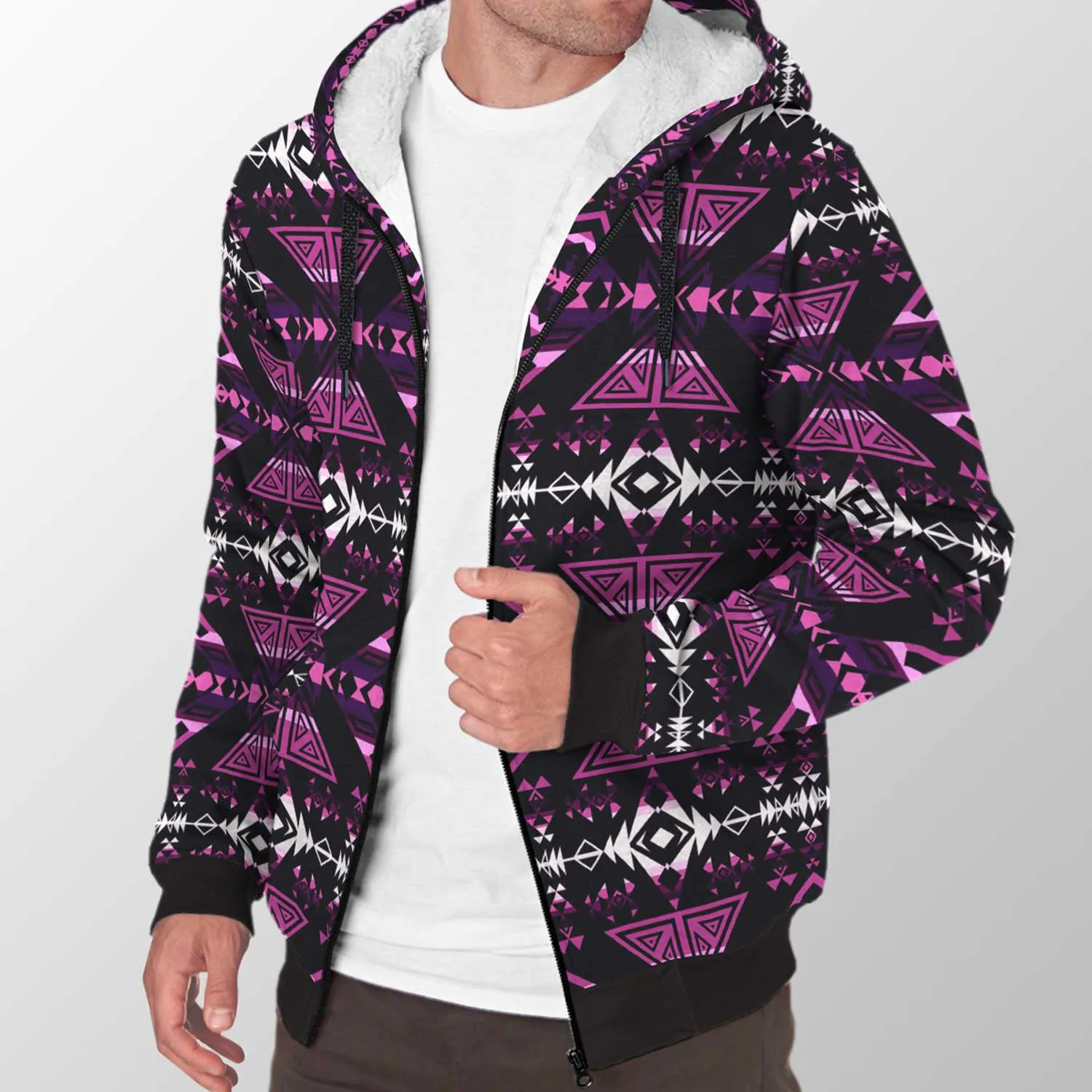 Upstream Expedition Moonlight Shadows Sherpa Hoodie