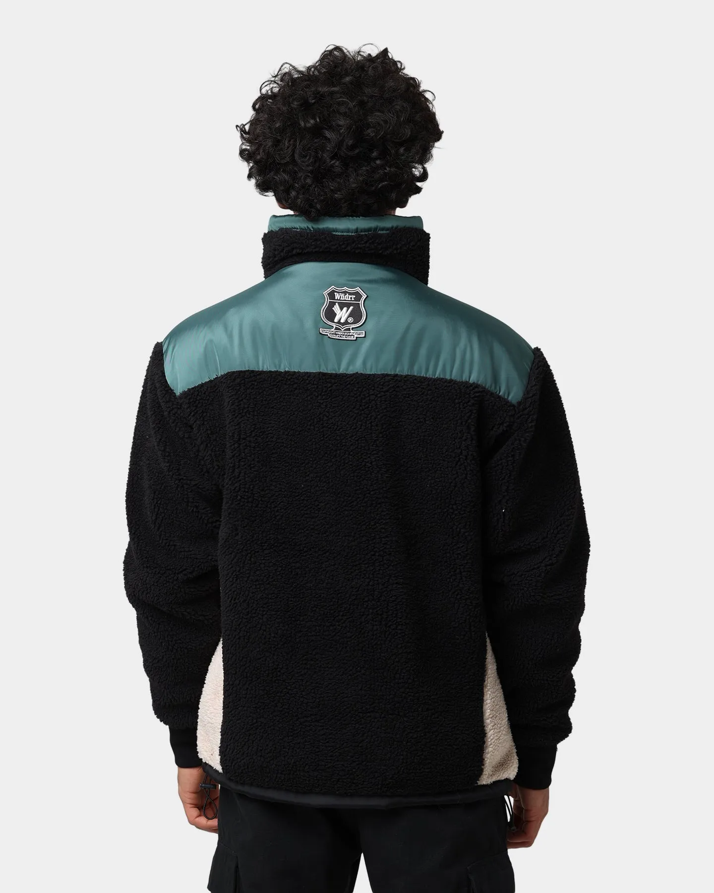 WNDRR Wid It Sherpa Jacket Black