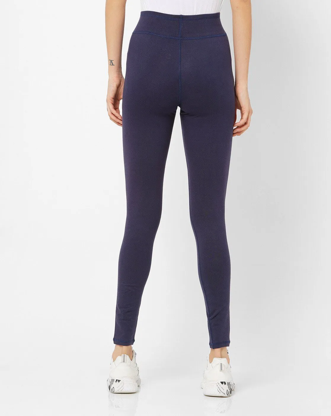 Women's Cotton Stretch Ankle length Legging Dark blue