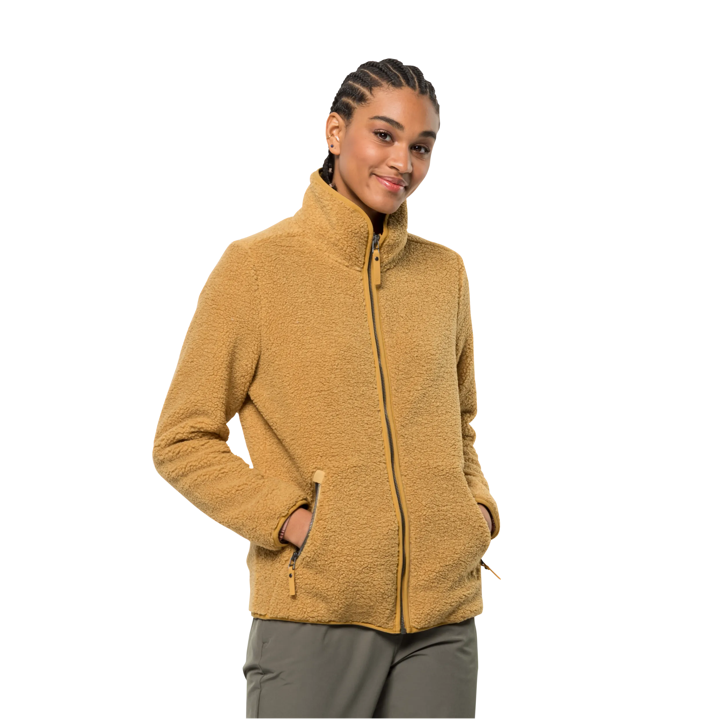 Women’s High Curl Full-Zip Fleece