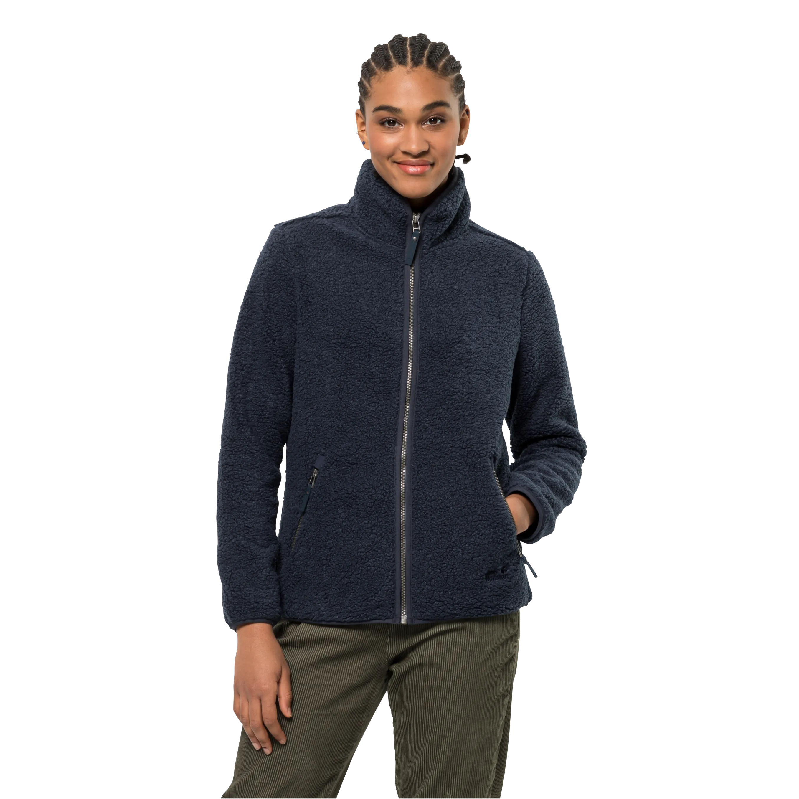 Women’s High Curl Full-Zip Fleece