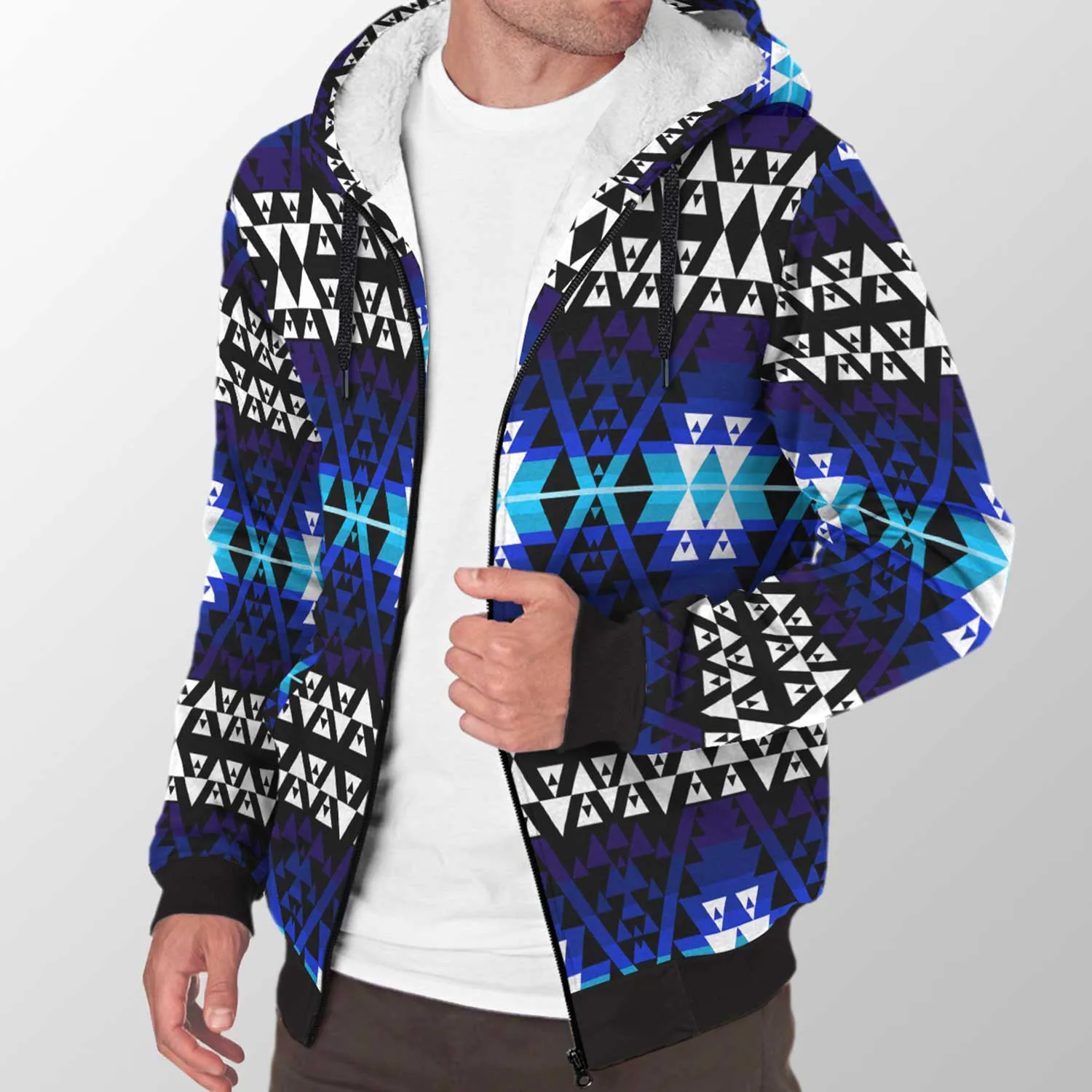 Writing on Stone Night Watch Sherpa Hoodie