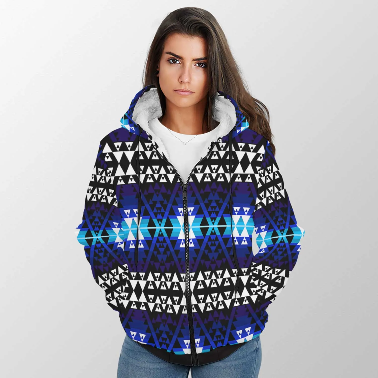 Writing on Stone Night Watch Sherpa Hoodie