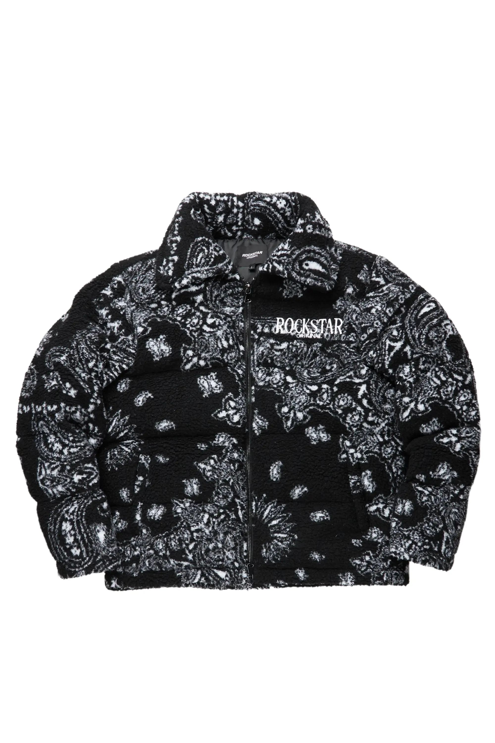 Wylie Black Puffer Jacket