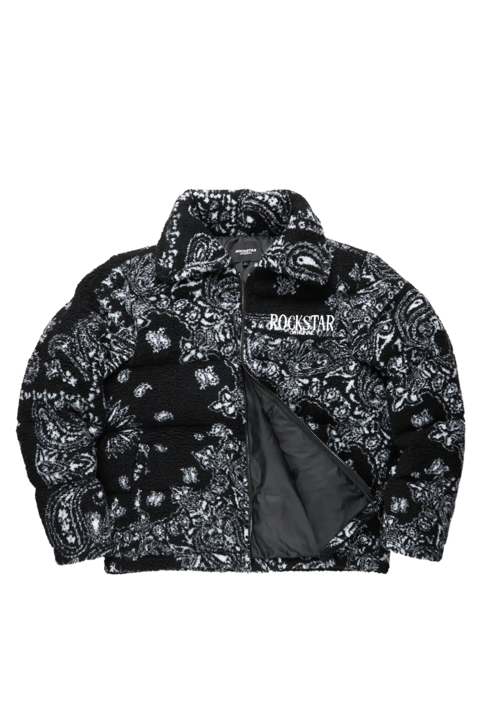 Wylie Black Puffer Jacket