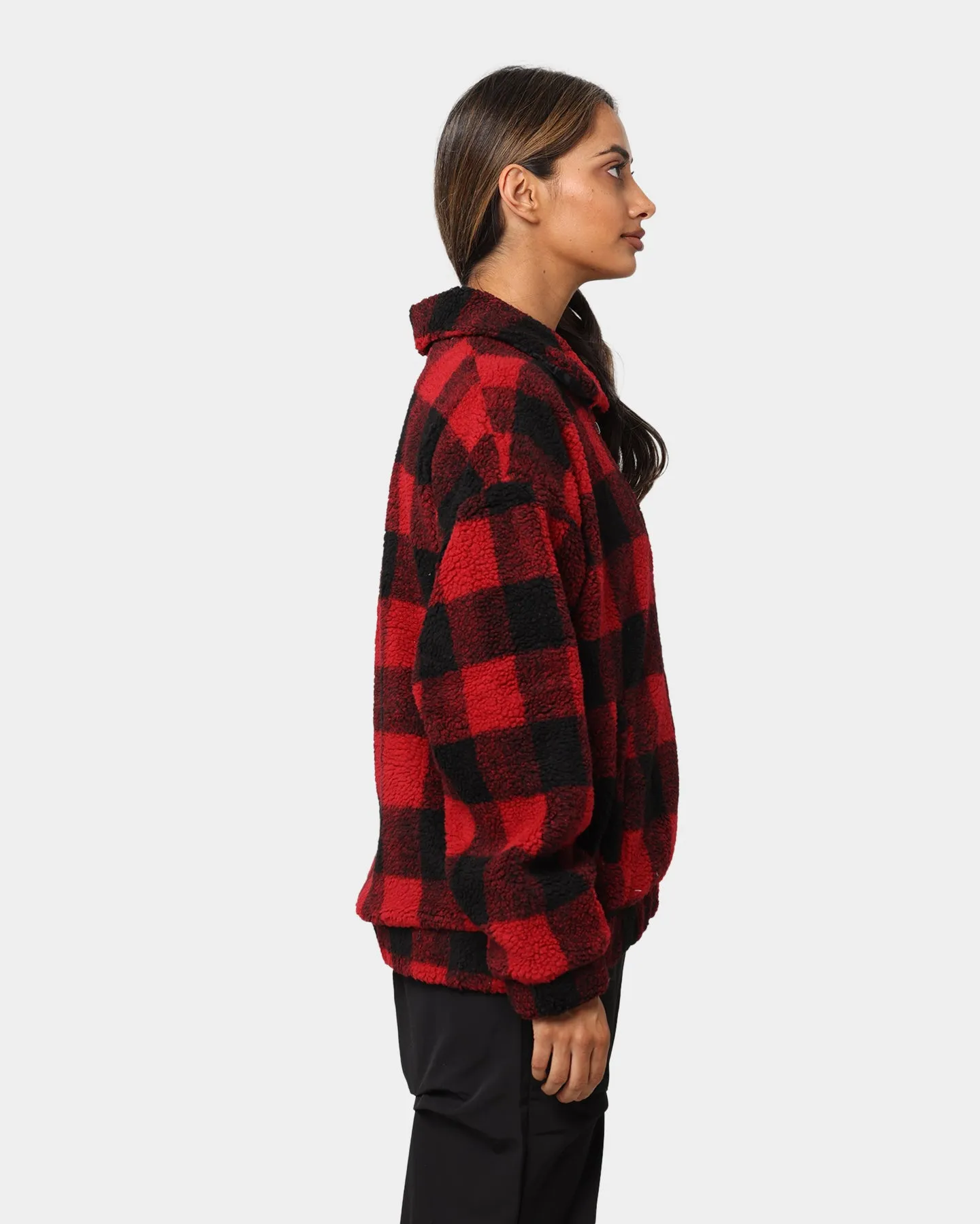 XXIII Women's Lola Tartan Jacket Black/Red