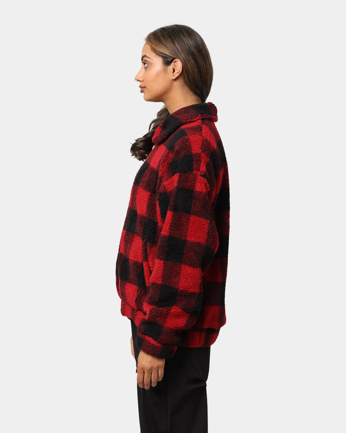 XXIII Women's Lola Tartan Jacket Black/Red