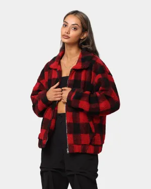 XXIII Women's Lola Tartan Jacket Black/Red