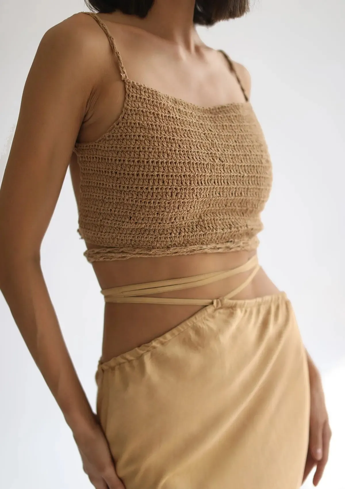 YARA MAXI SKIRT - INCA GOLD OMBRE