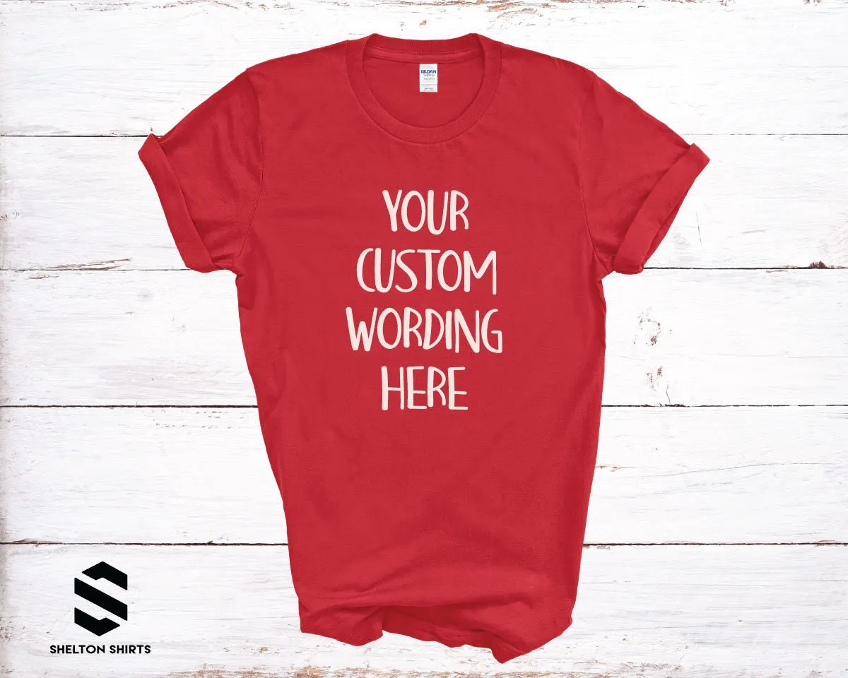 Your Custom Wording Hoodie Sweatshirt | Any wording or color