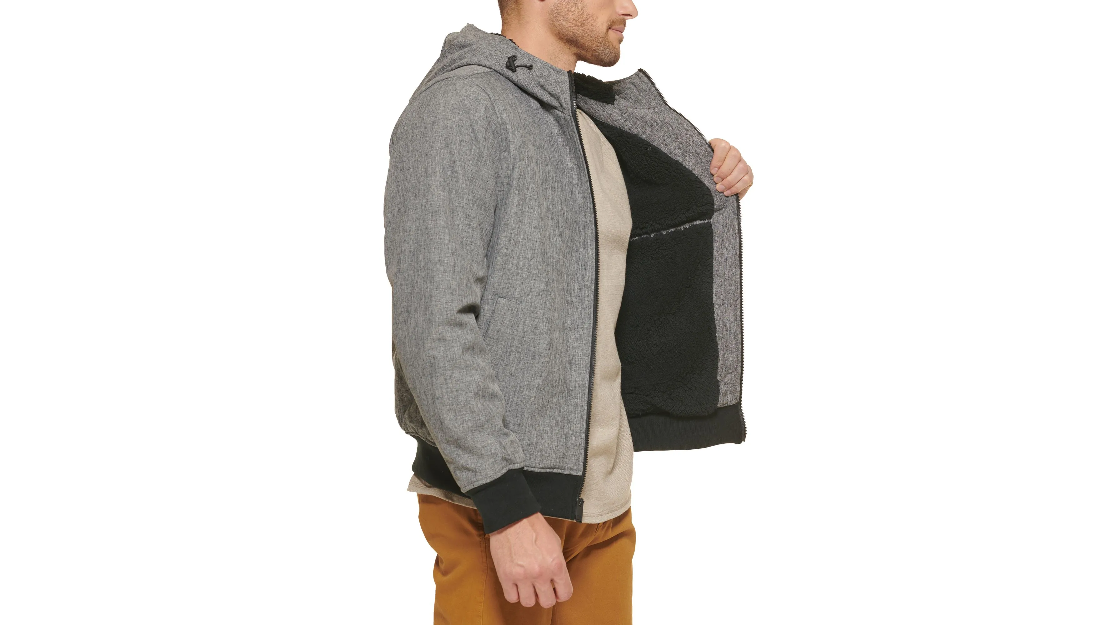 Zip Up Softshell Hoodie